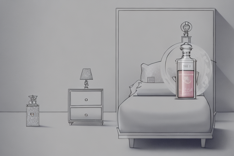 A bedroom scene subtly adorned with feminine touches